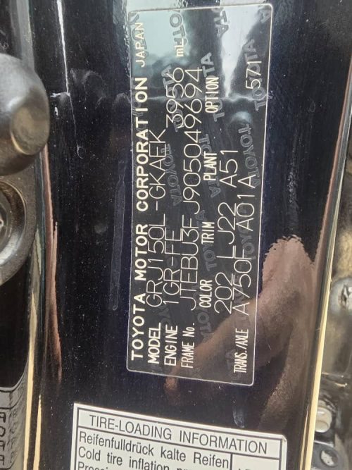 2014 TOYOTA PRADO V6